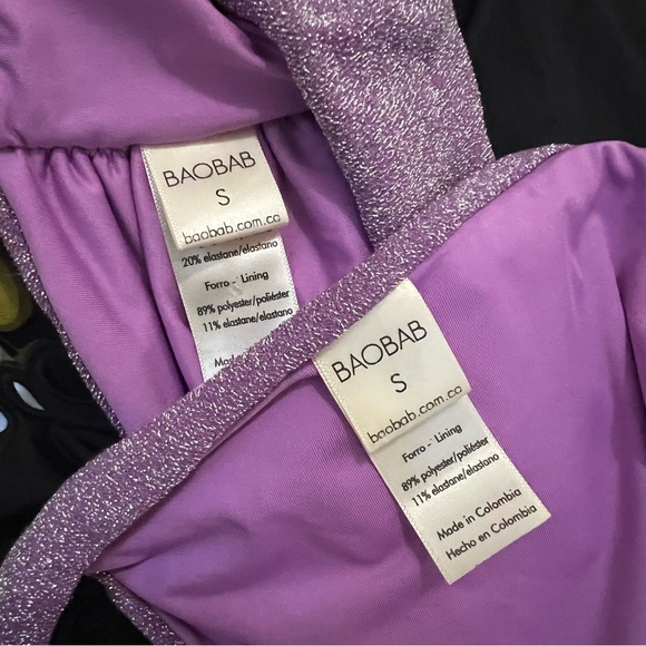 Baobab Lurex Bikini Set - Picture 3 of 3